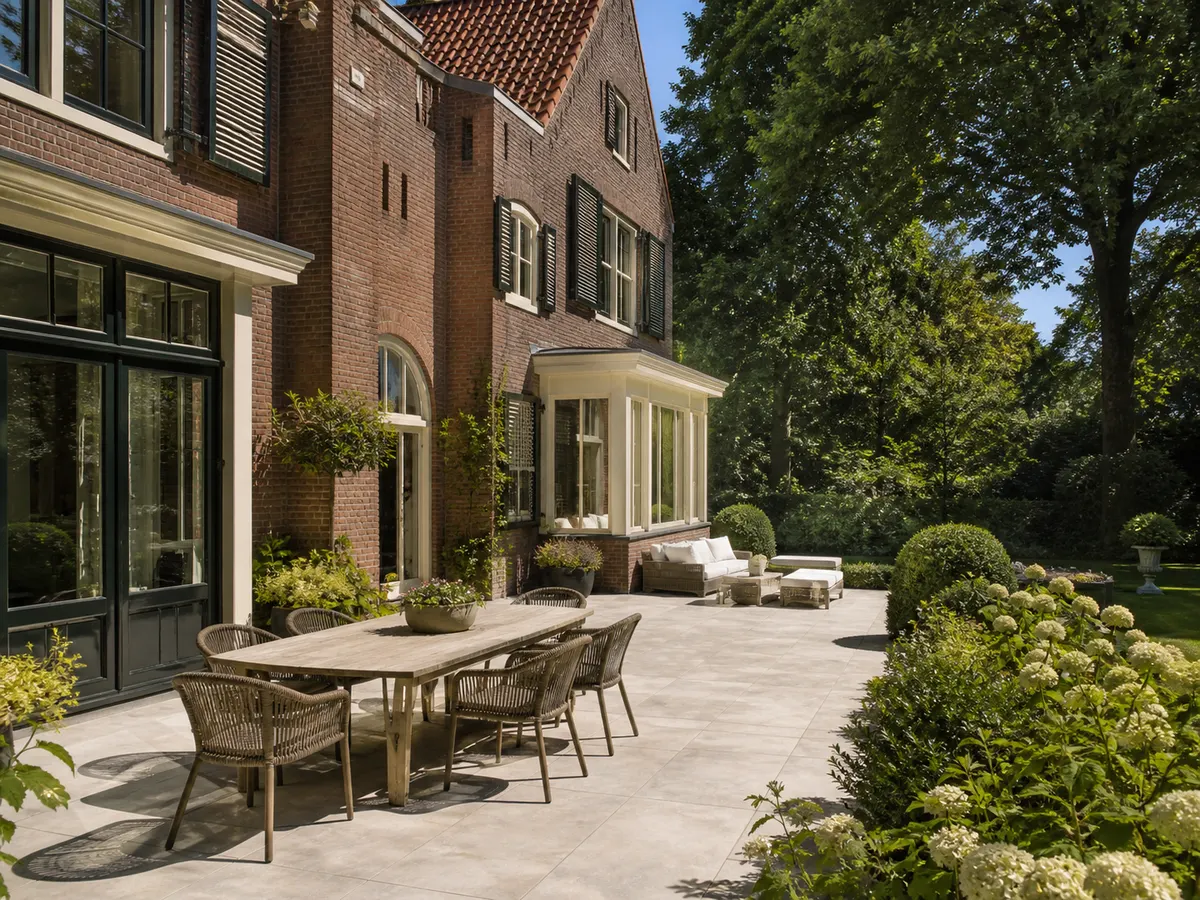 Schoon terras